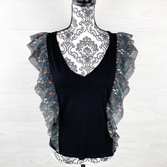 Anthropologie Vanessa Virginia Indak Flutter Top - Picture 4 of 10